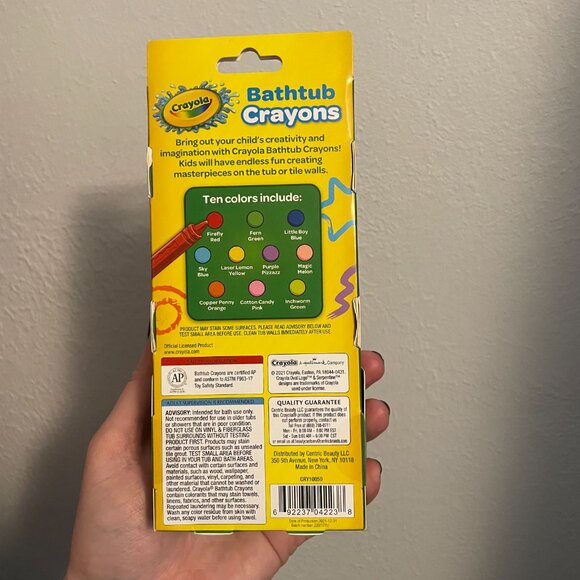 Crayola Bathtub Crayons NIB New in Box - Picture 3 of 4